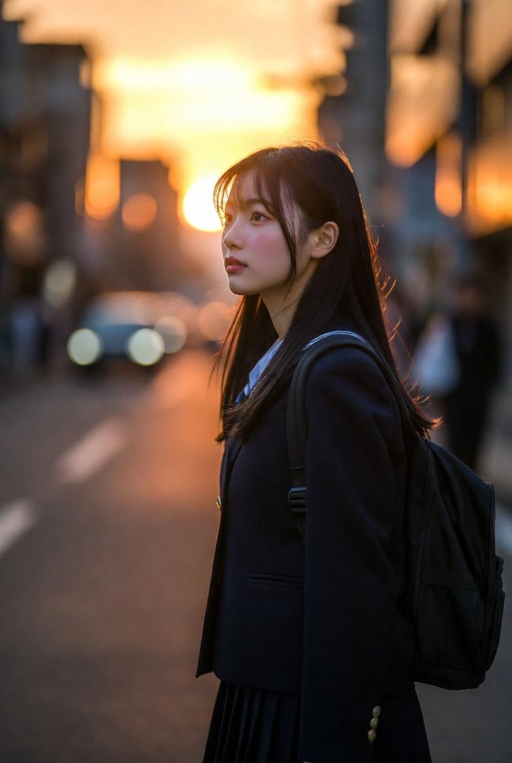 夕暮れ