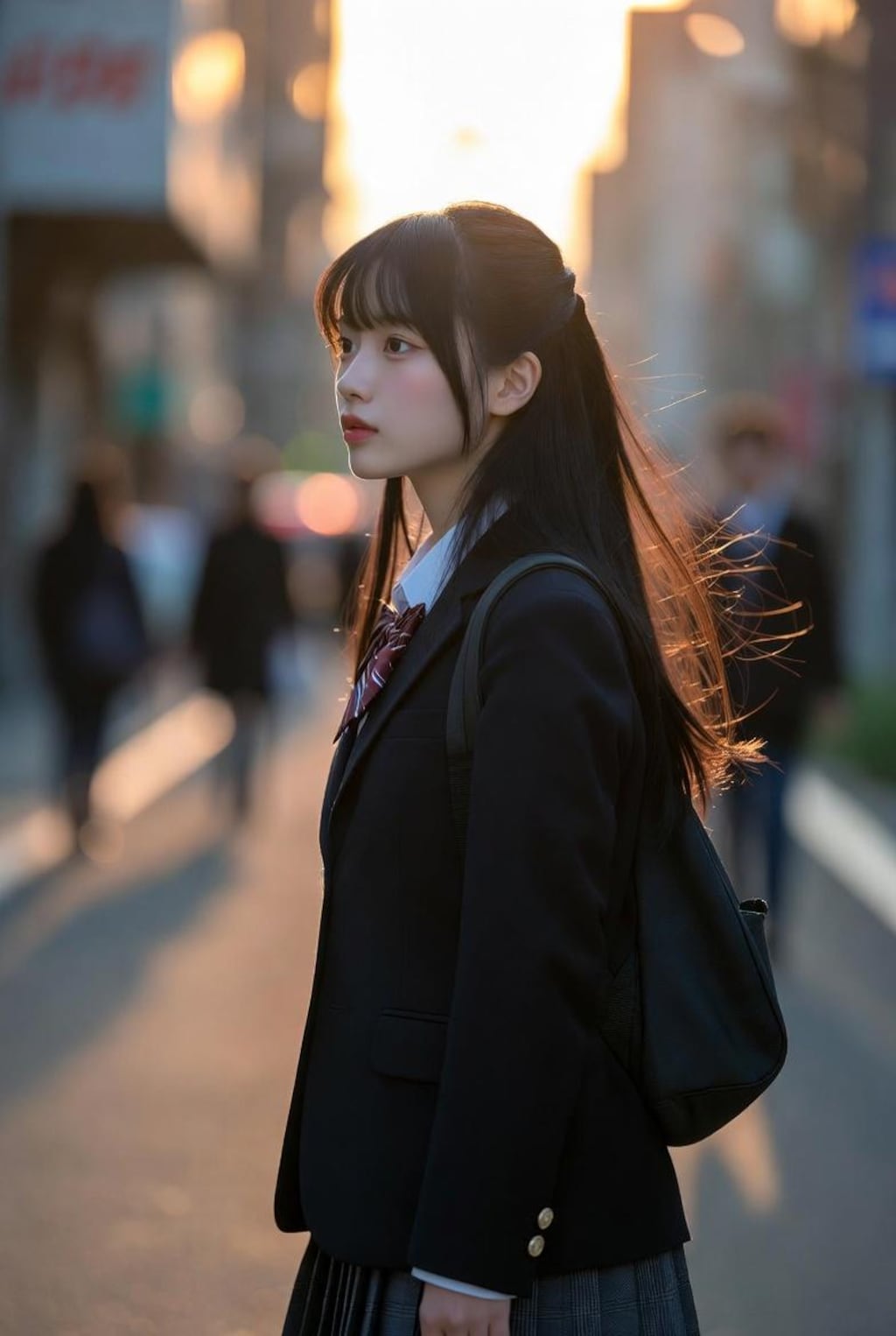夕暮れ