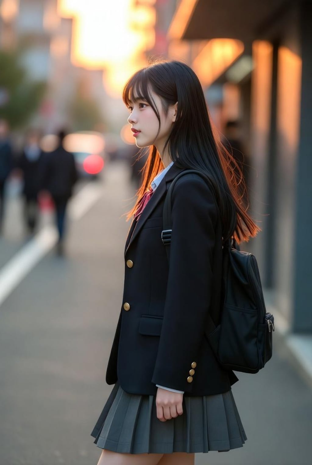 夕暮れ