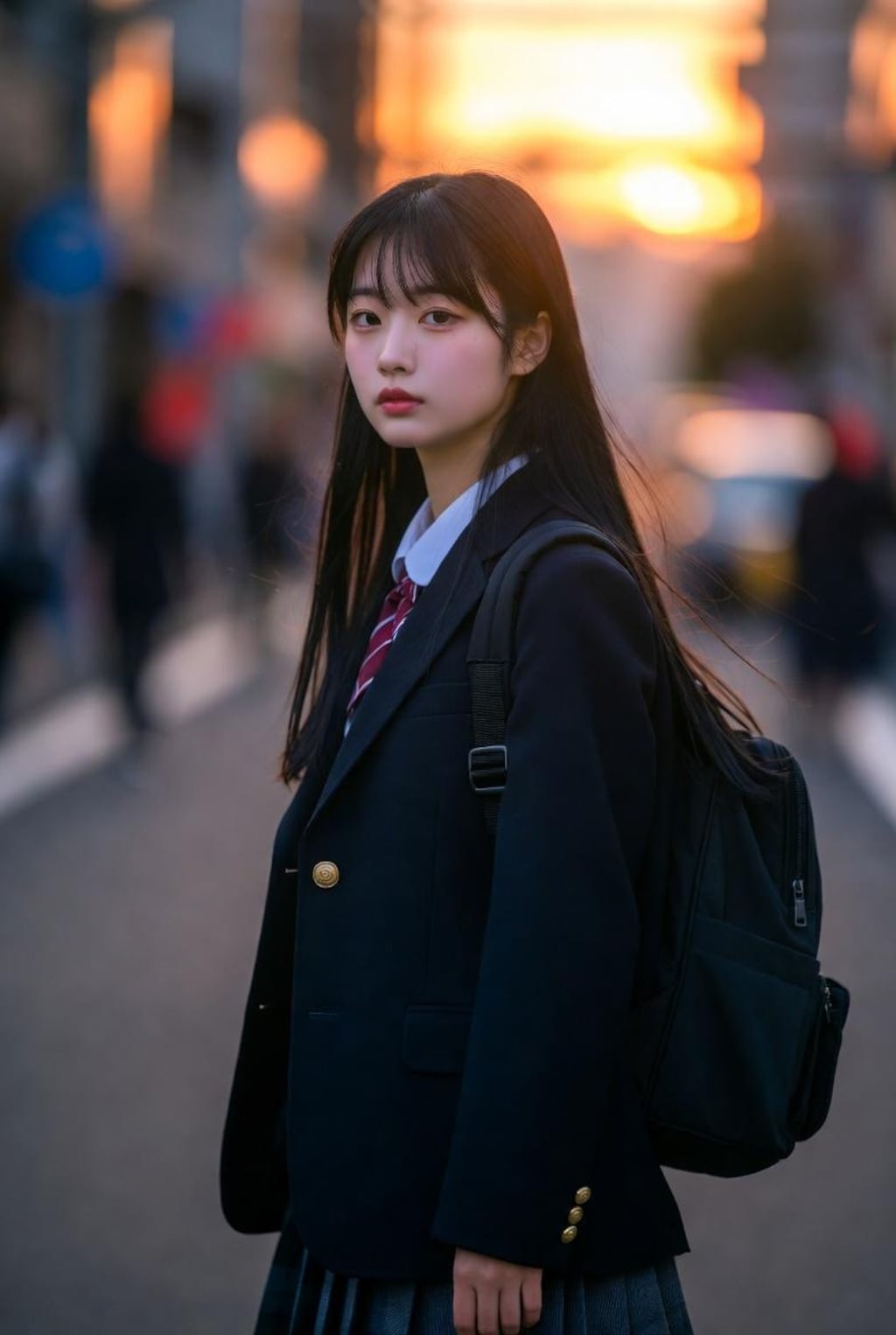 夕暮れ