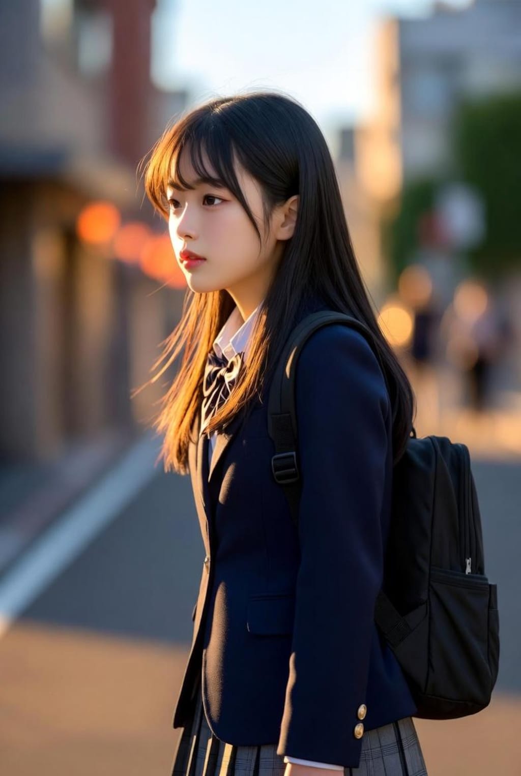 夕暮れ