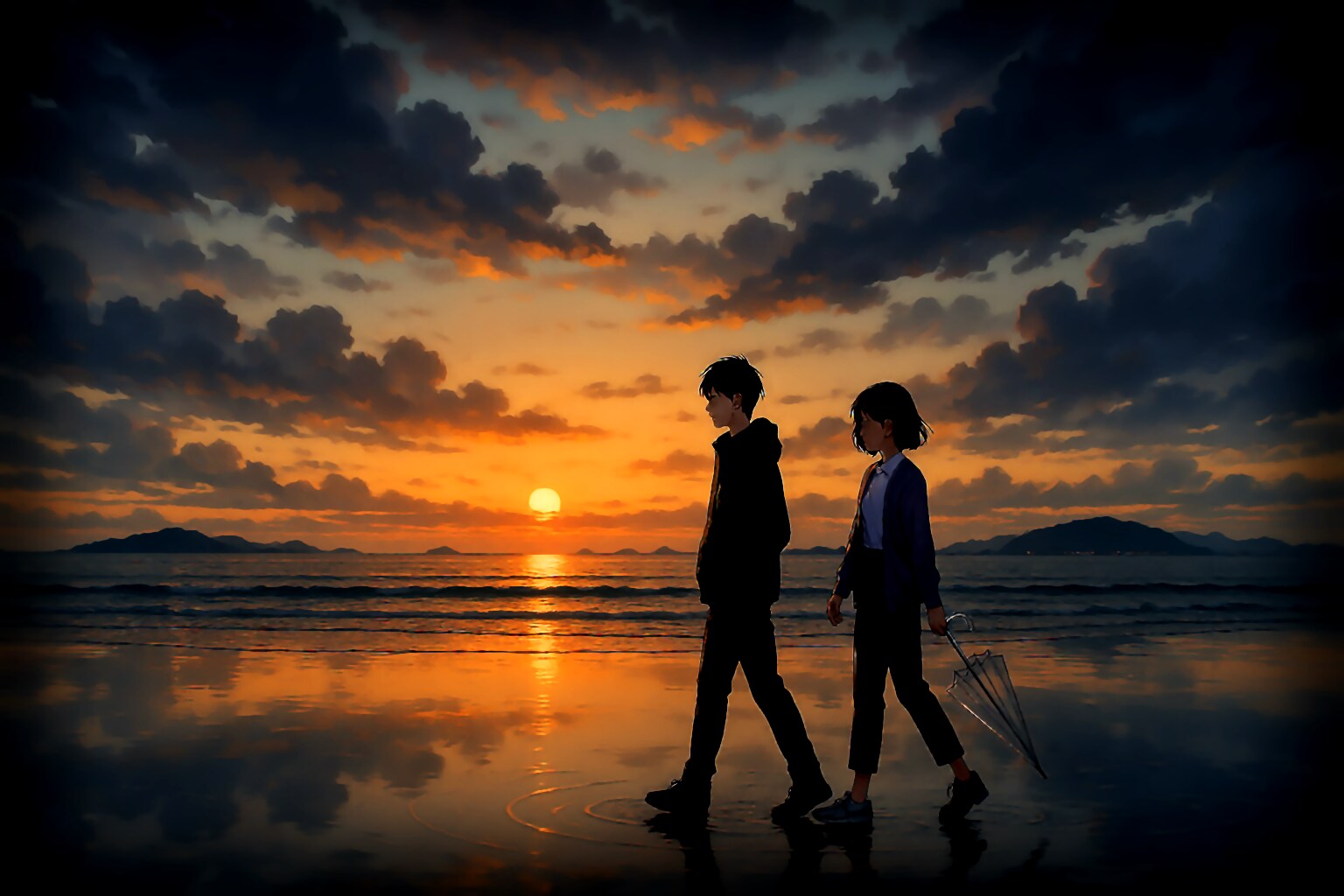 休日の終わり | の人気AIイラスト・グラビア