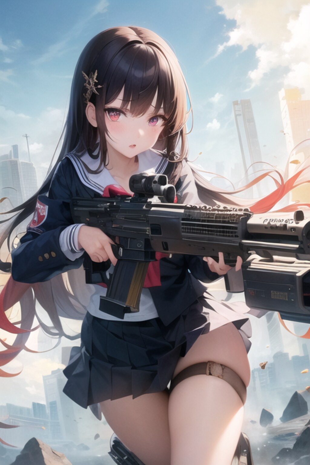 serafukuとmachine gun