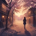 a girl is rushing home 4枚目