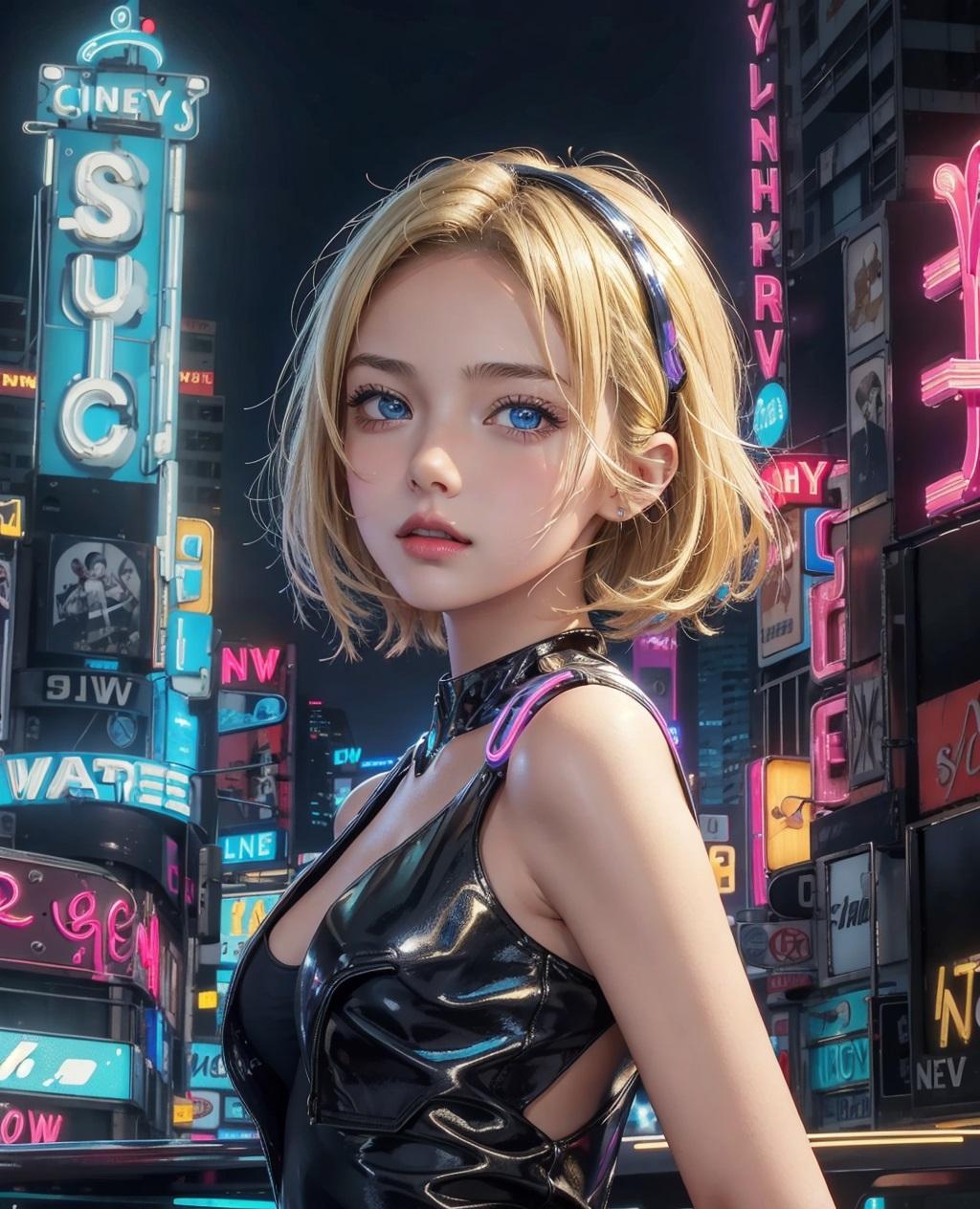 cyberpunk girl