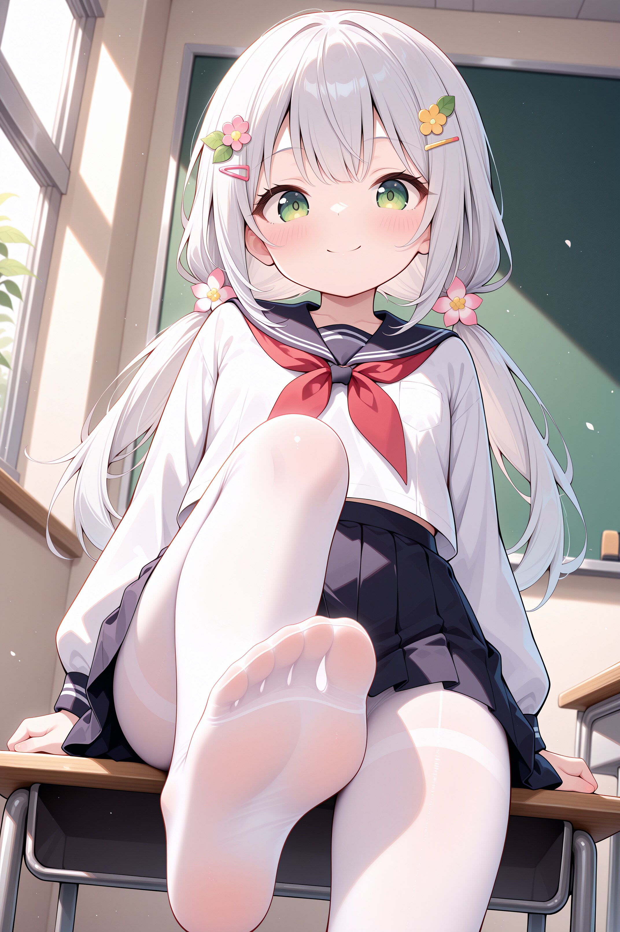 純白の足跡