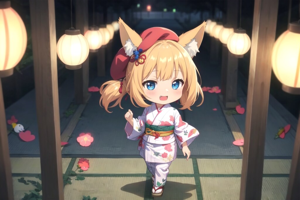 AIさんが、浴衣の下をまよったらしいです。