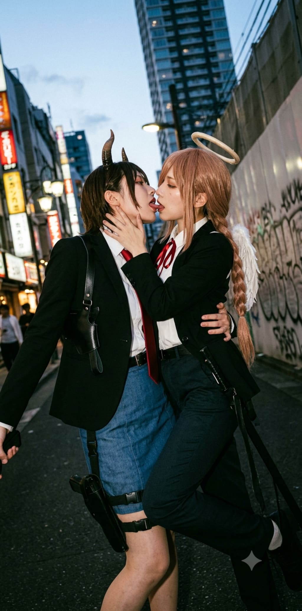清楚系アイドル ベロチュー