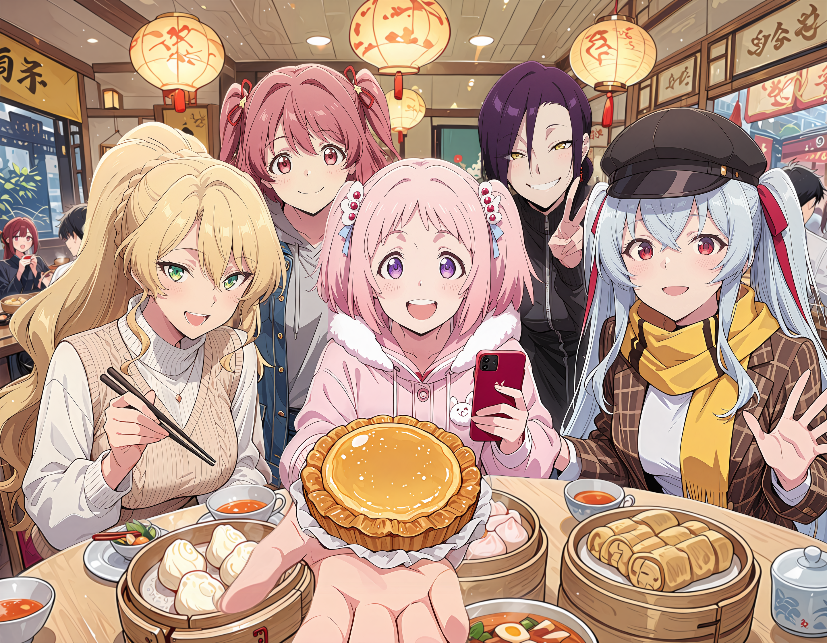 さあ、一緒に飲茶(ヤムチャ)しよう！ | の人気AIイラスト・グラビア