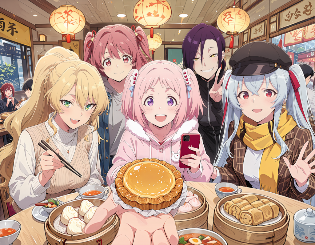 さあ、一緒に飲茶(ヤムチャ)しよう！