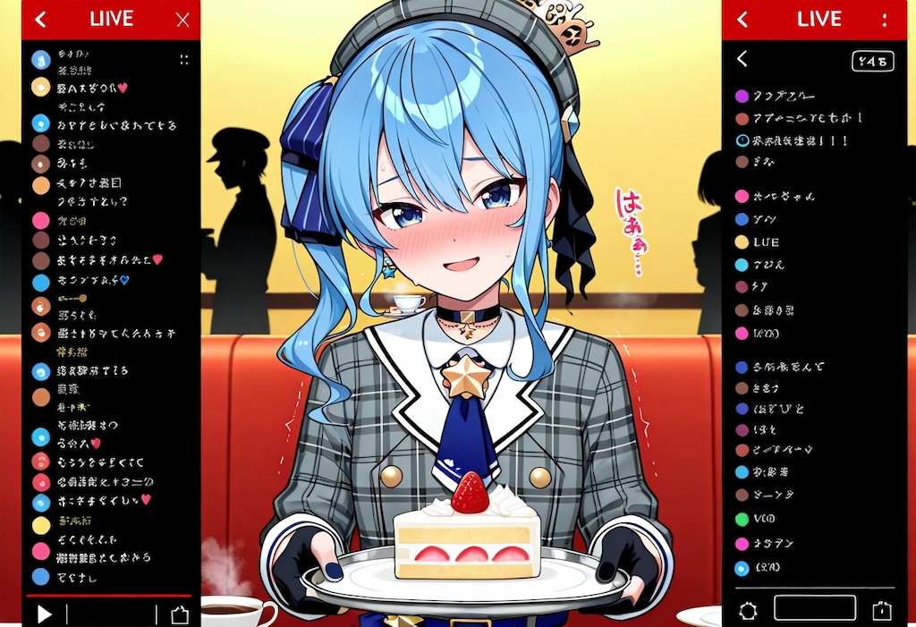 星街すいせい　排泄エロ配信