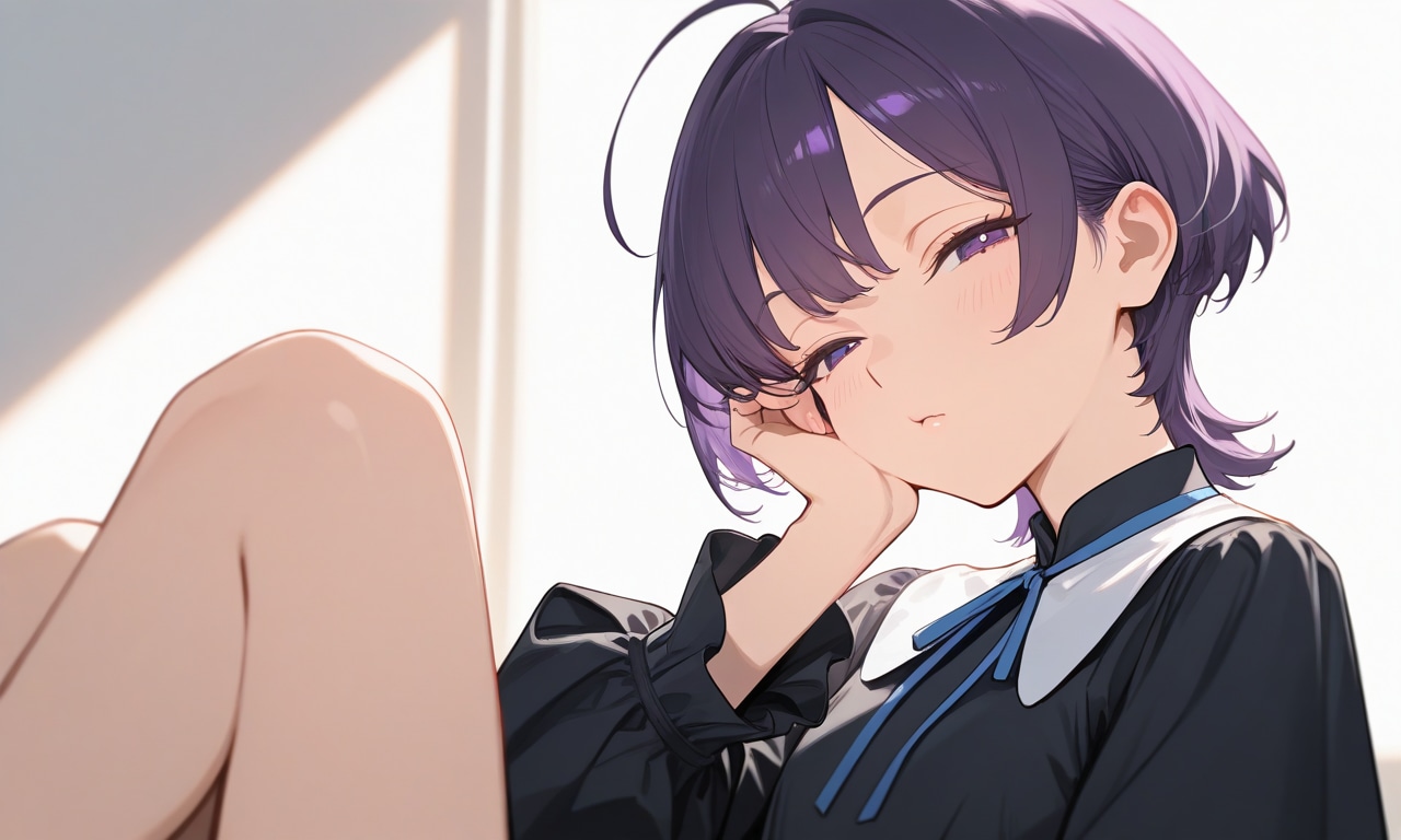 不機嫌烏夜ちゃん | の人気AIイラスト・グラビア