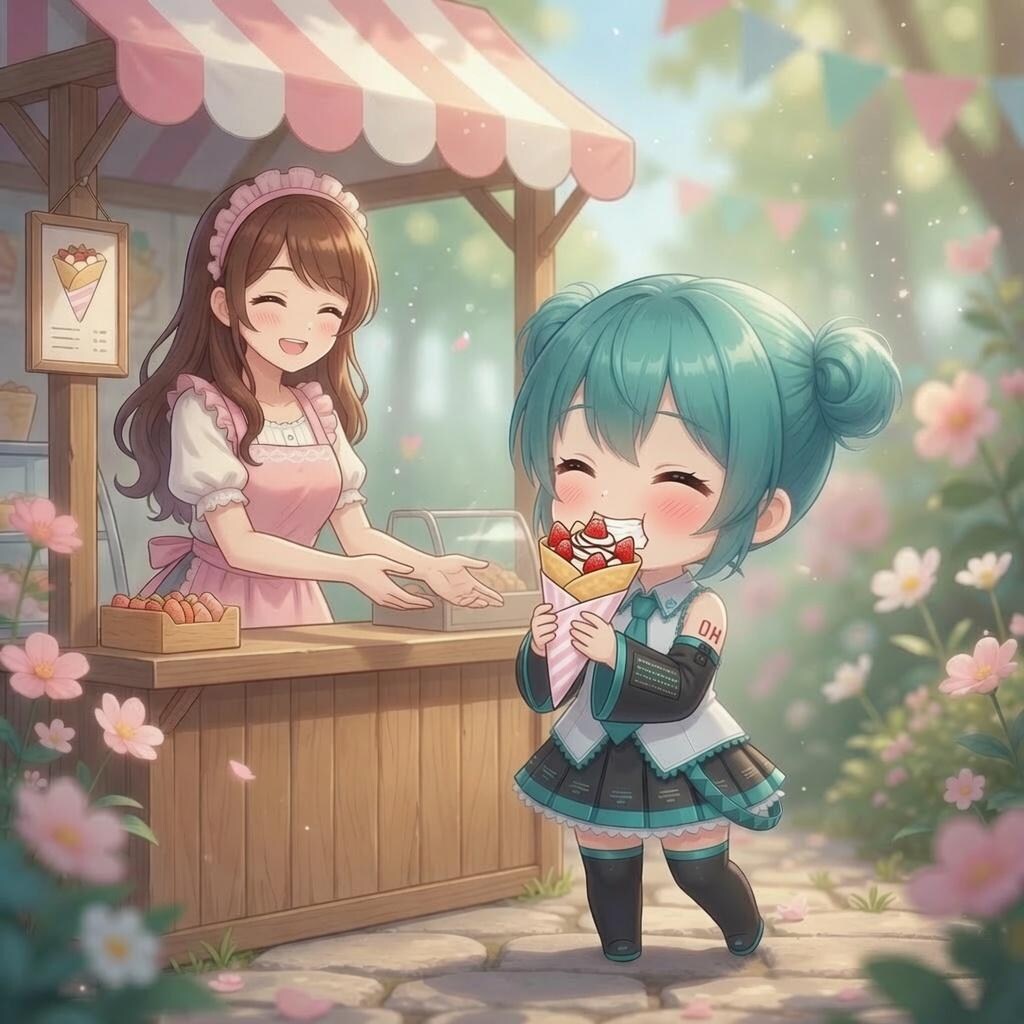 クレープ屋さん✨