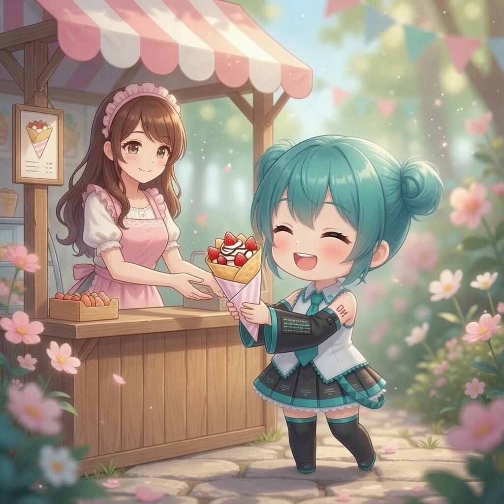 クレープ屋さん✨