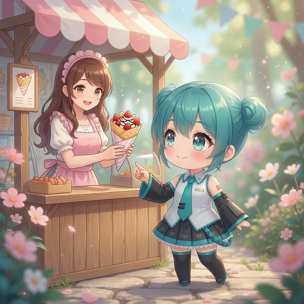 クレープ屋さん✨