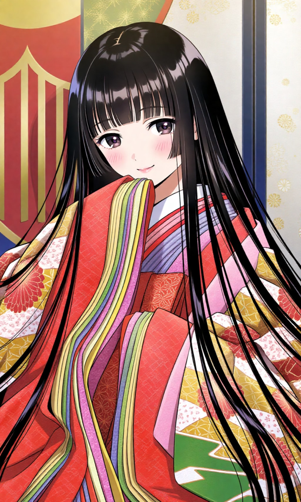 恥じらう姫さま