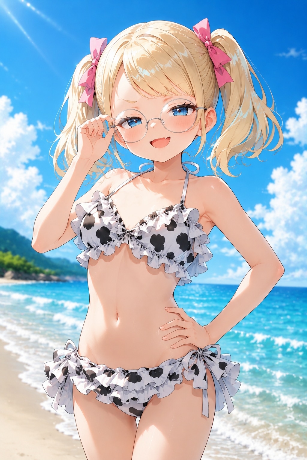 どや顔牛ビキニのんちゃん