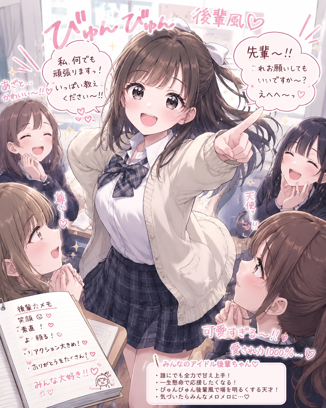 びゅんびゅん後輩風 | の人気AIイラスト・グラビア