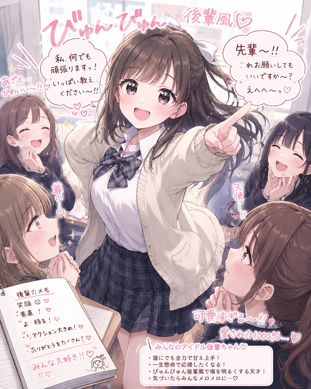 びゅんびゅん後輩風