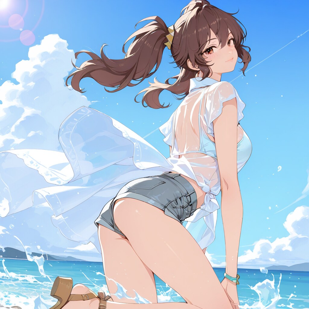 潮風に笑む、刹那のきらめき