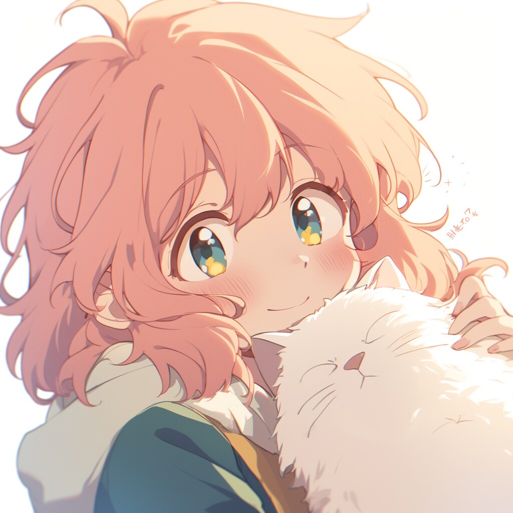 猫と女の子 cats and girl