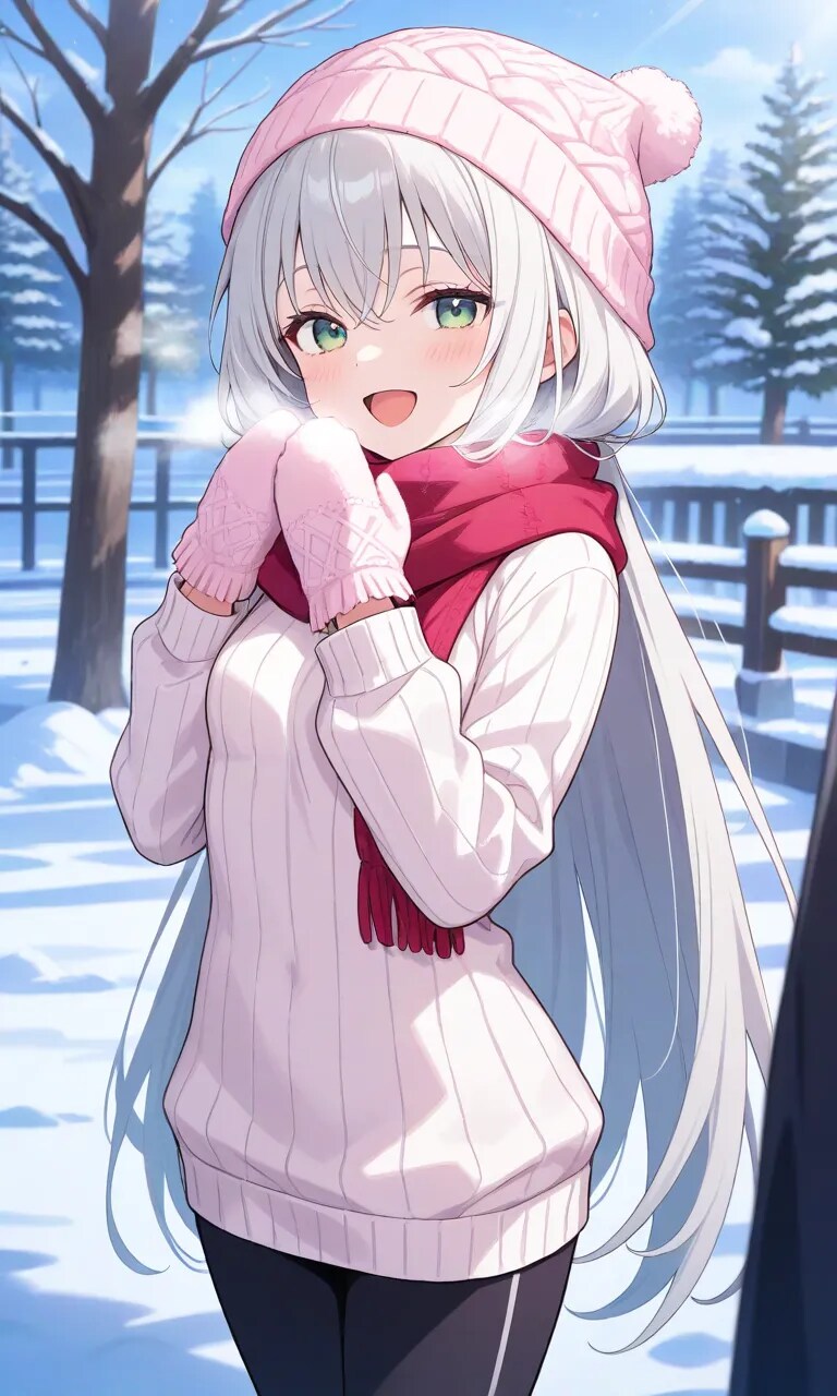 「さむいね～」 | の人気AIイラスト・グラビア