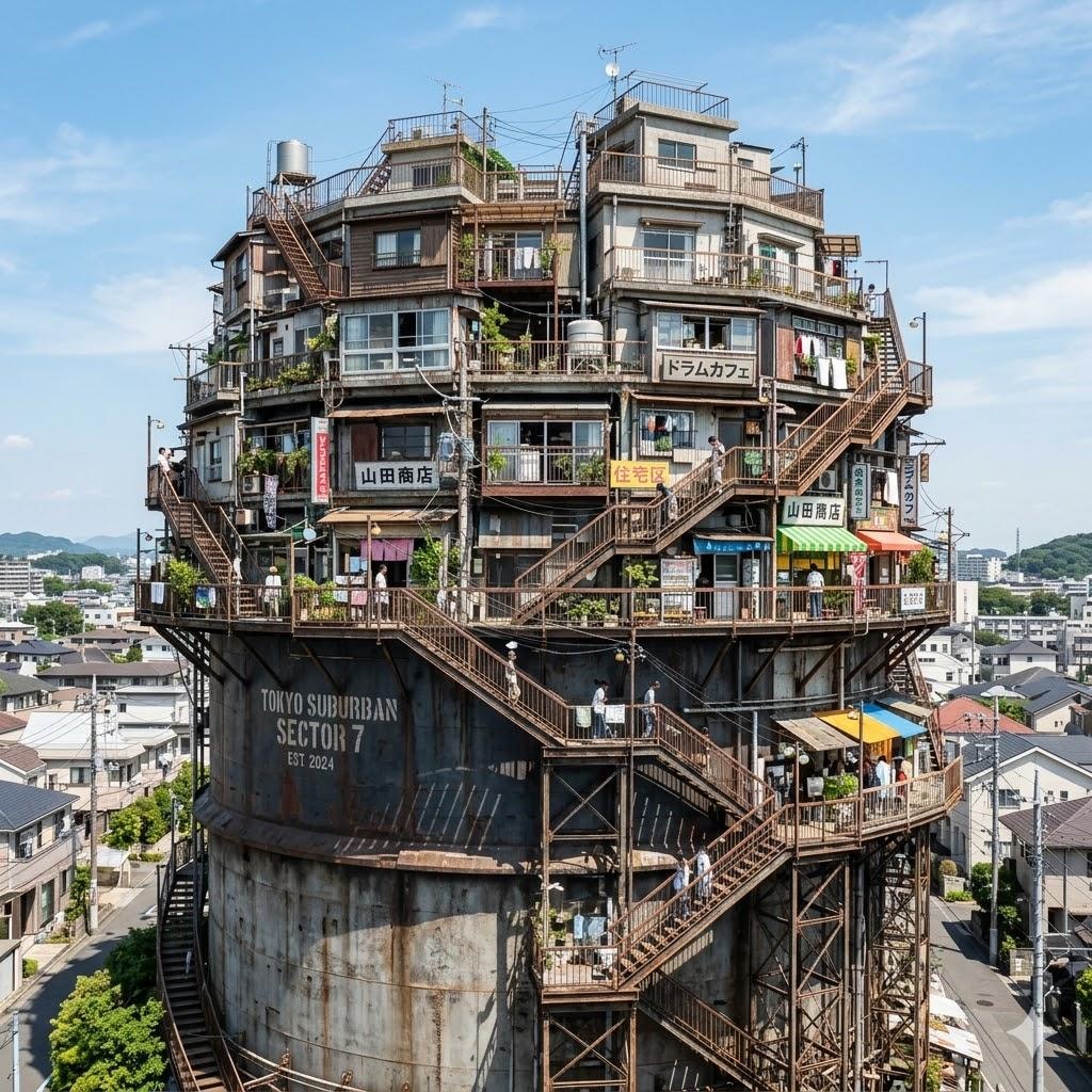 ドラム缶の町