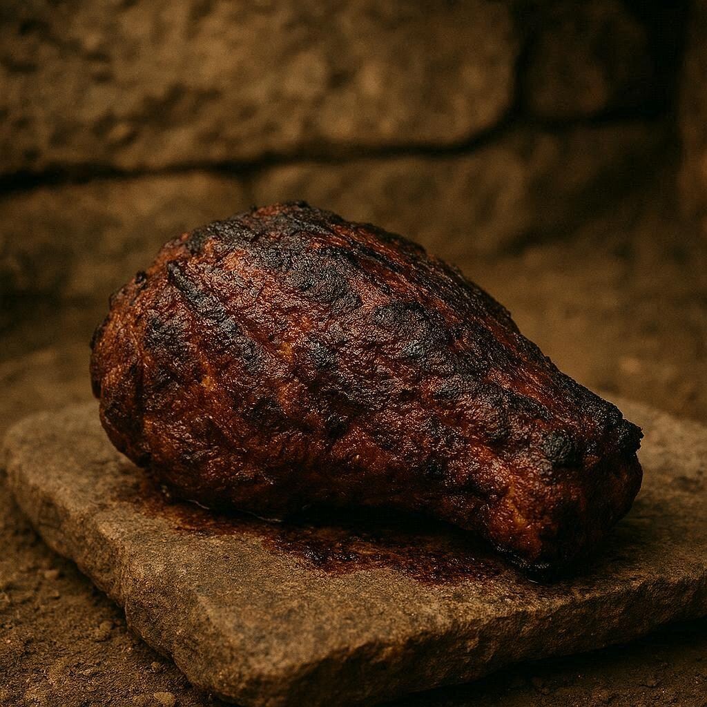 原始時代のこんがり肉