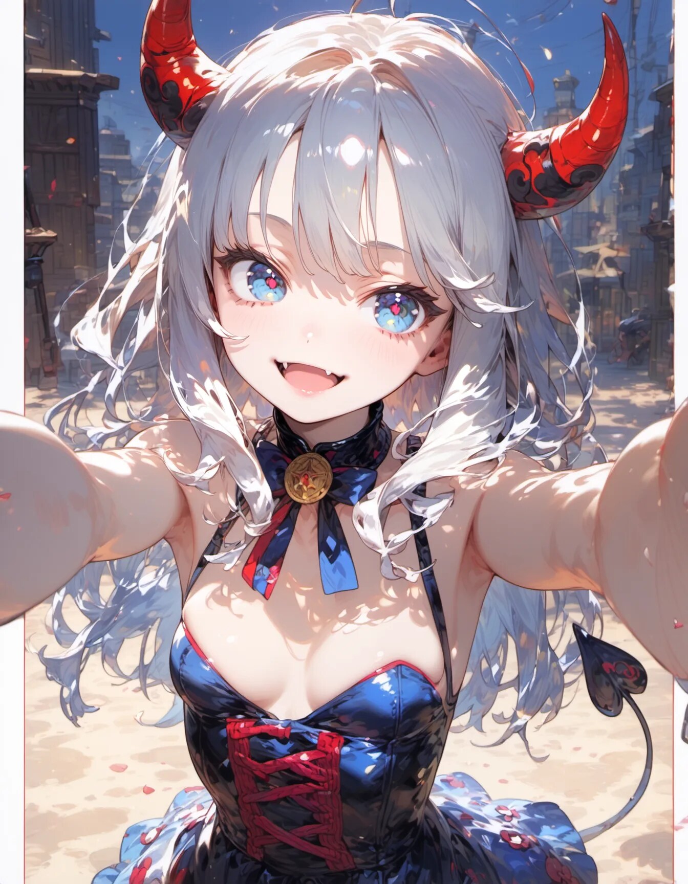Sky Reflected in Her Eyes