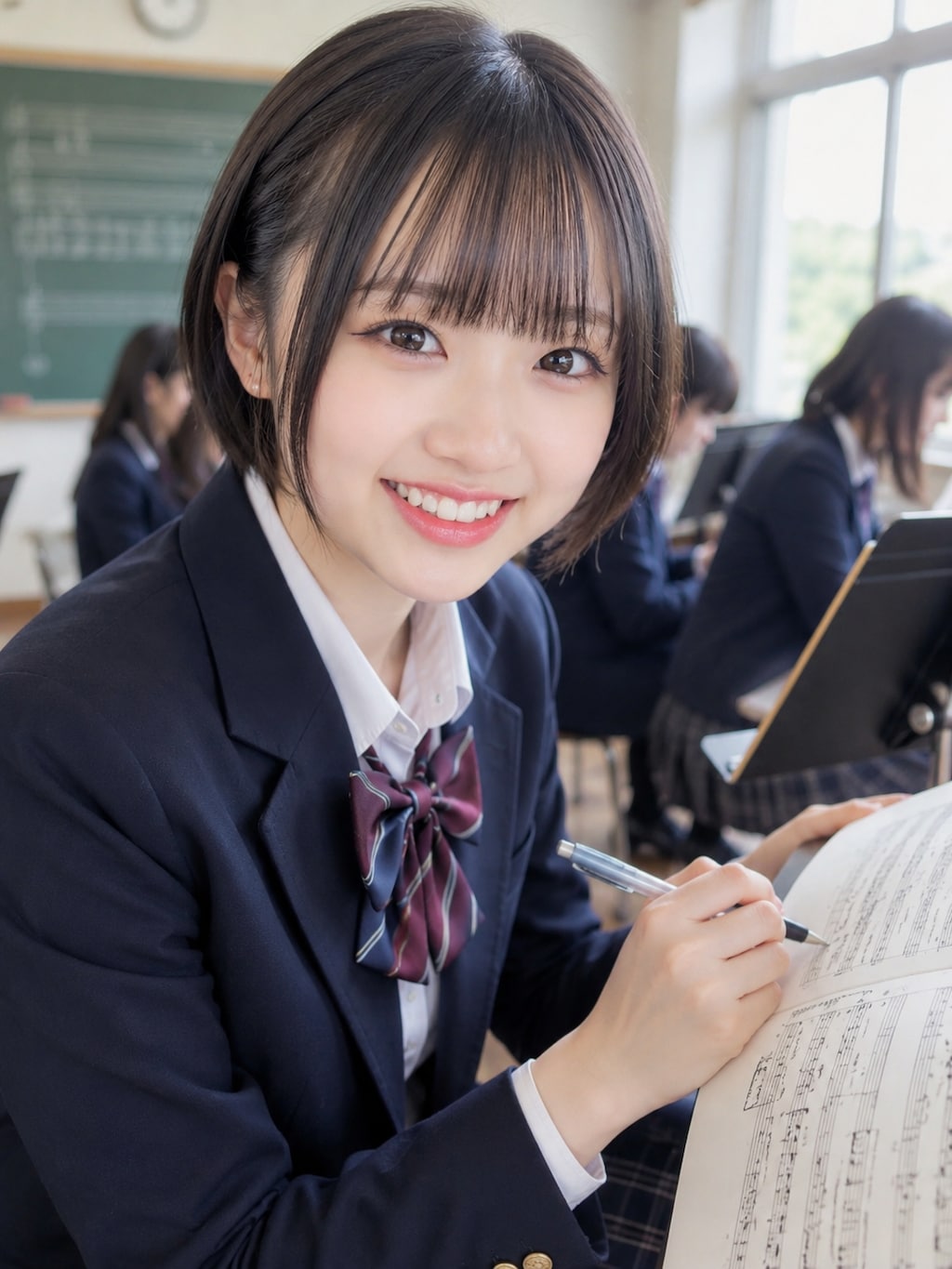 昼下がりになりましたが美人学生さん