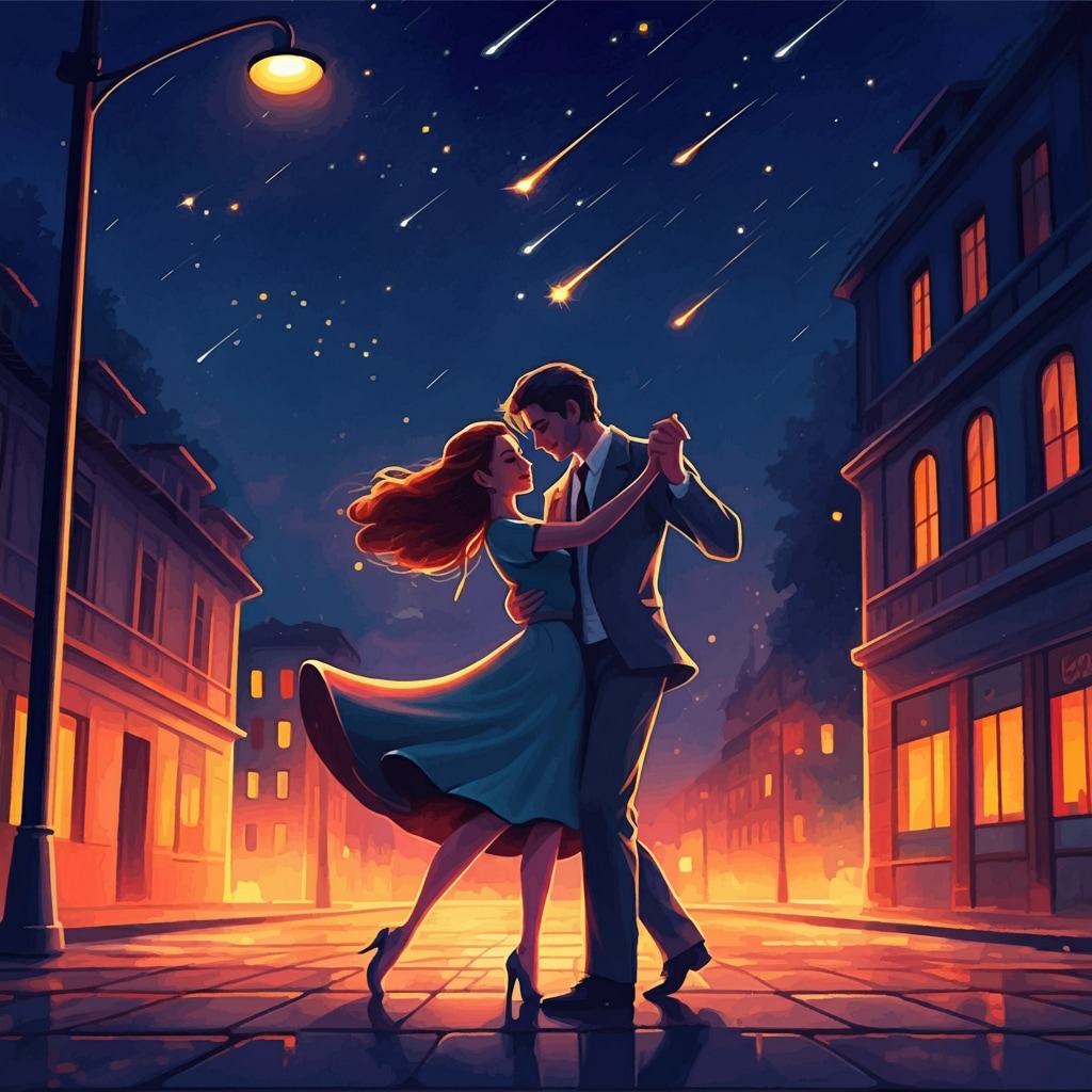 「星降る街角」（昭和オヤジのカラオケ定番ソング） | の人気AIイラスト・グラビア