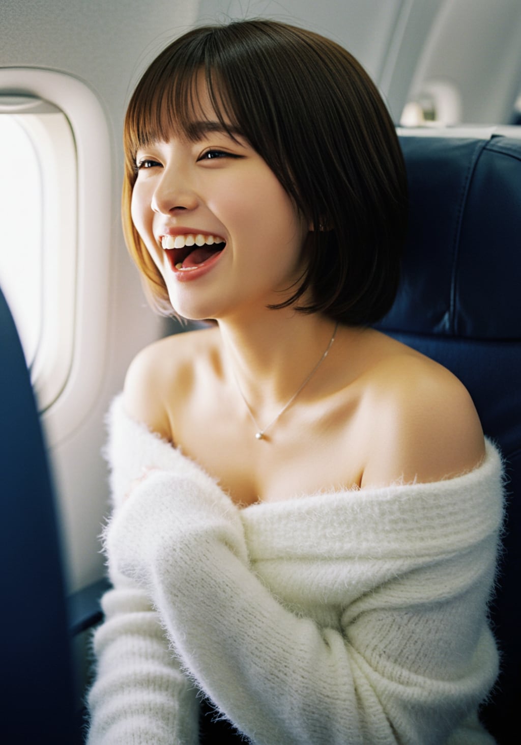 今日の隣席の女性