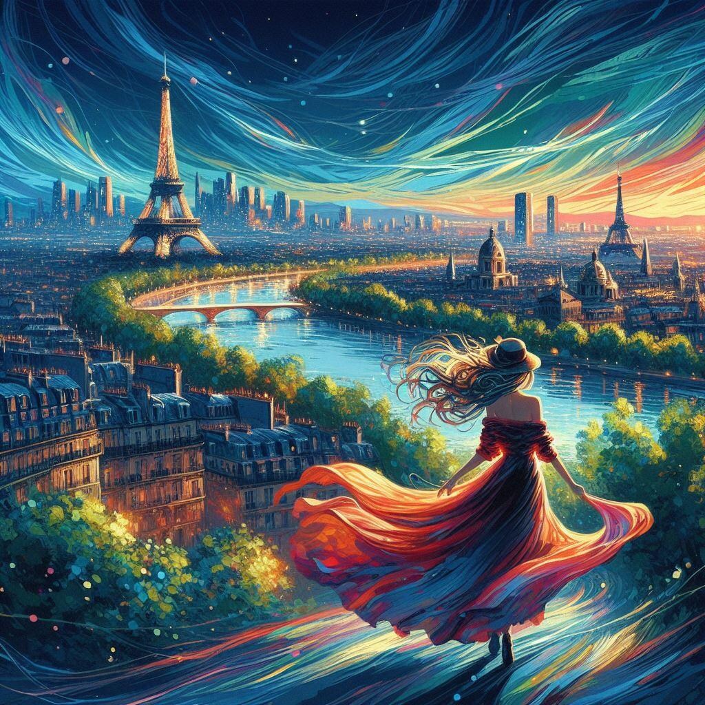 旅行の思い出～パリの夜