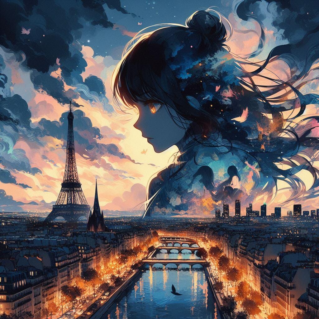 旅行の思い出～パリの夜