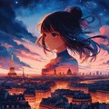 旅行の思い出～パリの夜 3枚目