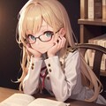 夜もお勉強 2枚目