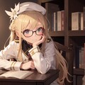 夜もお勉強 3枚目