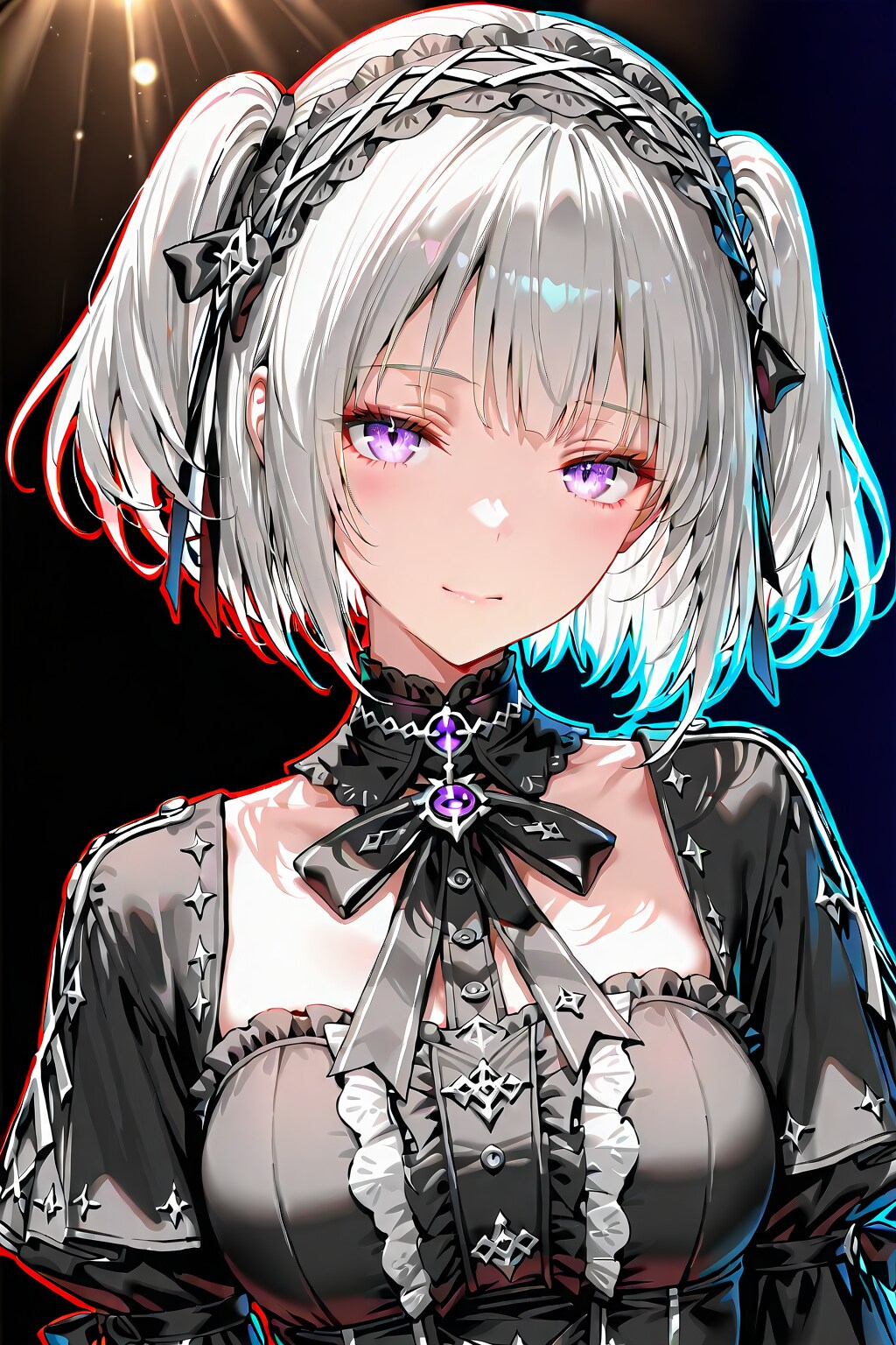 (1062)銀髪ちゃんゴスロリ