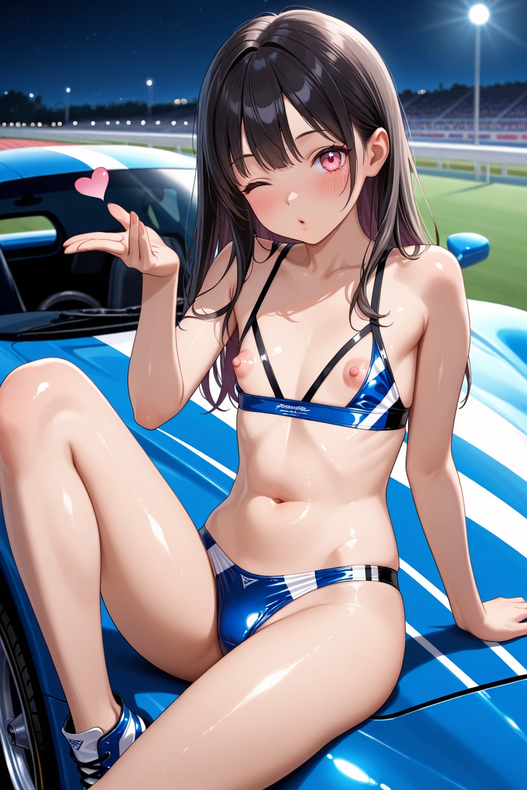 「セクシーでしょ♪　ちゅっ♡」
