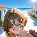 眼鏡っ子_勢いのある射精 4枚目
