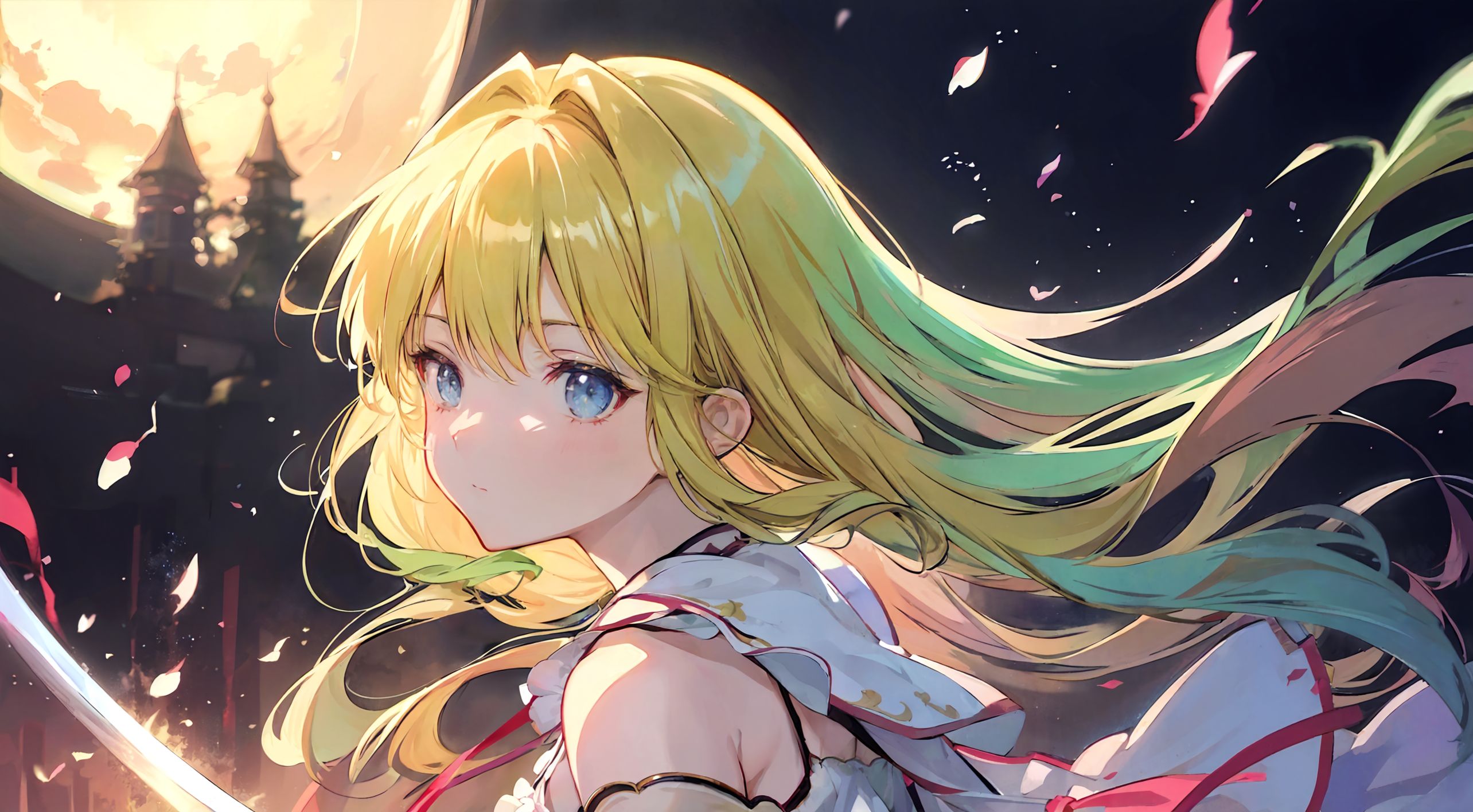 黄金色の境界線 | の人気AIイラスト・グラビア