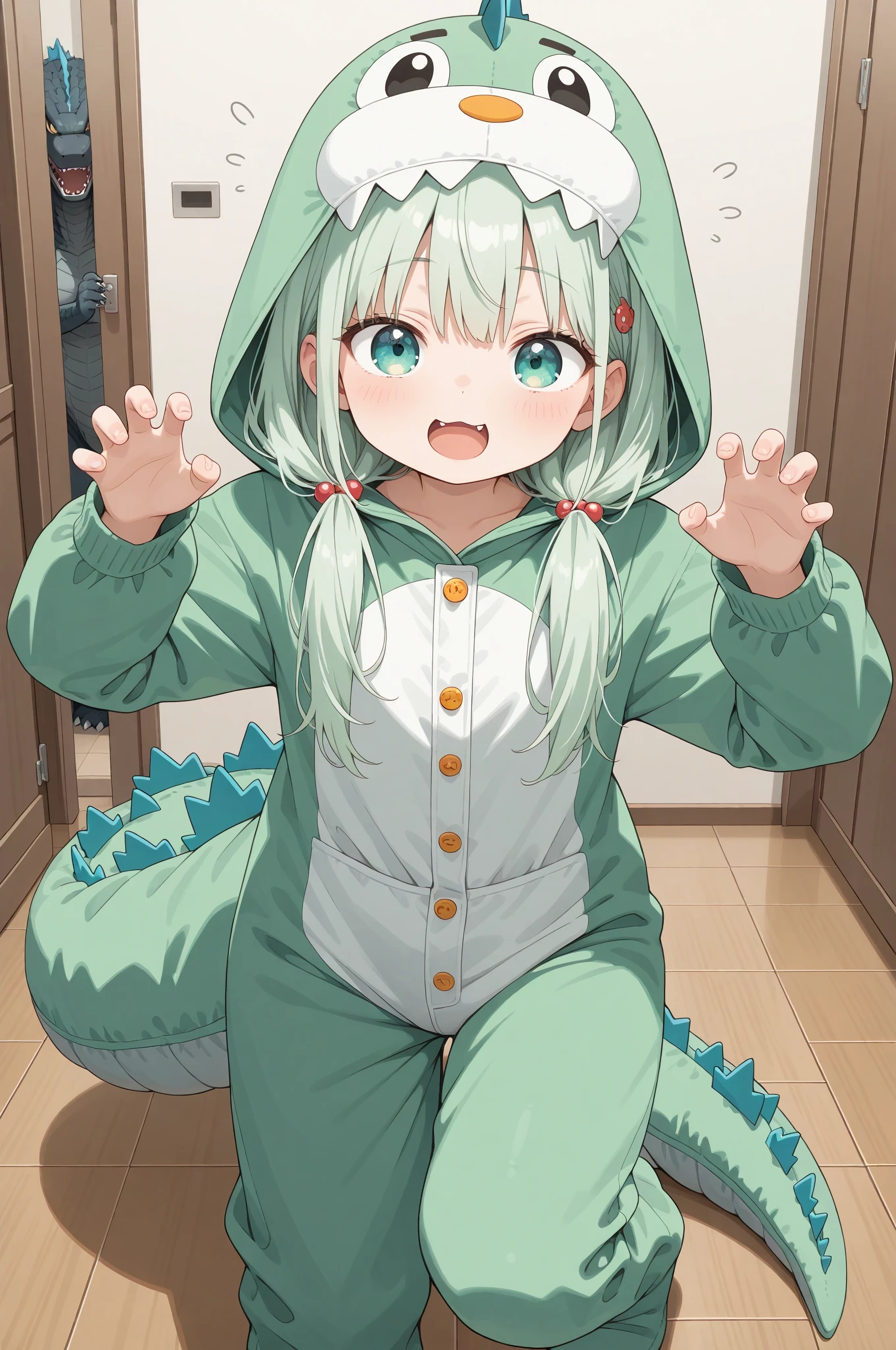 後ろに本物がっ！ | の人気AIイラスト・グラビア