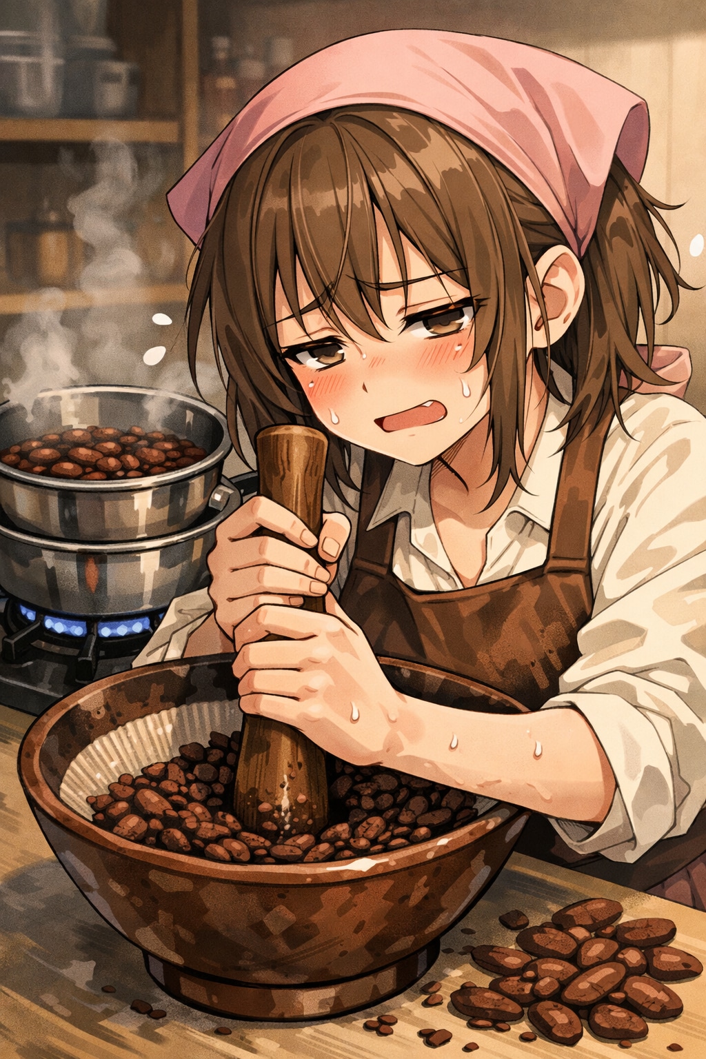 カカオ豆から本格的にチョコレート作り