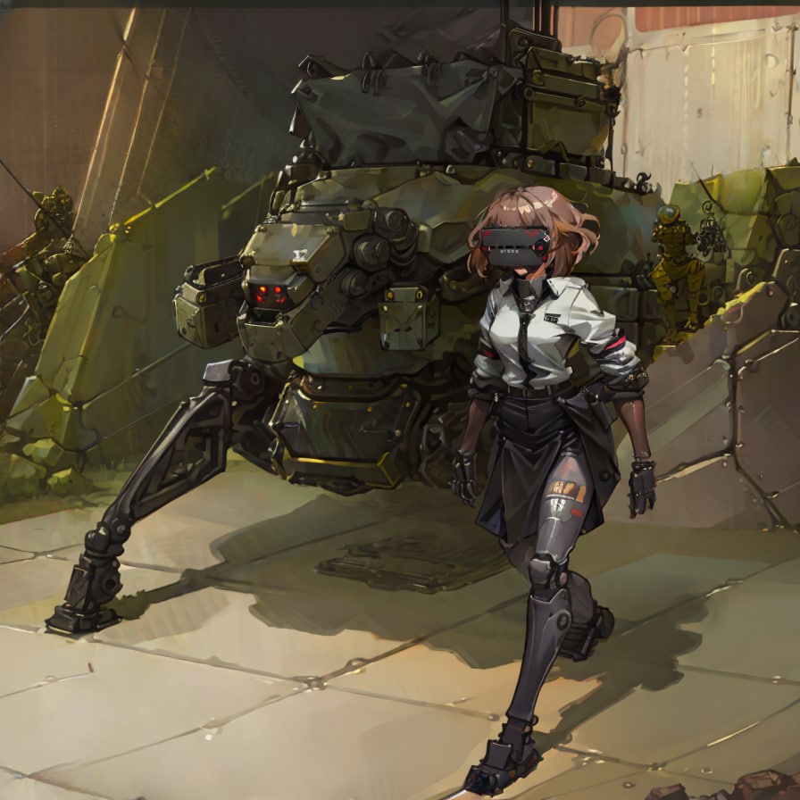 Girl and Robot1203 | の人気AIイラスト・グラビア