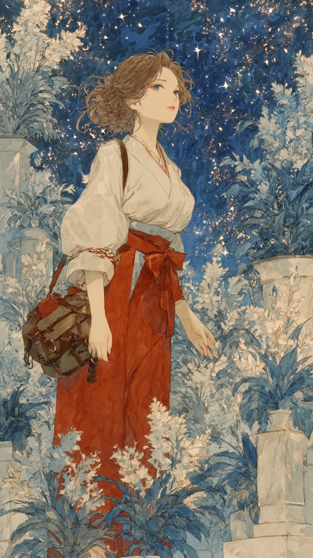 年末年始の神社の巫女