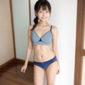 和室の下着美女 4枚目