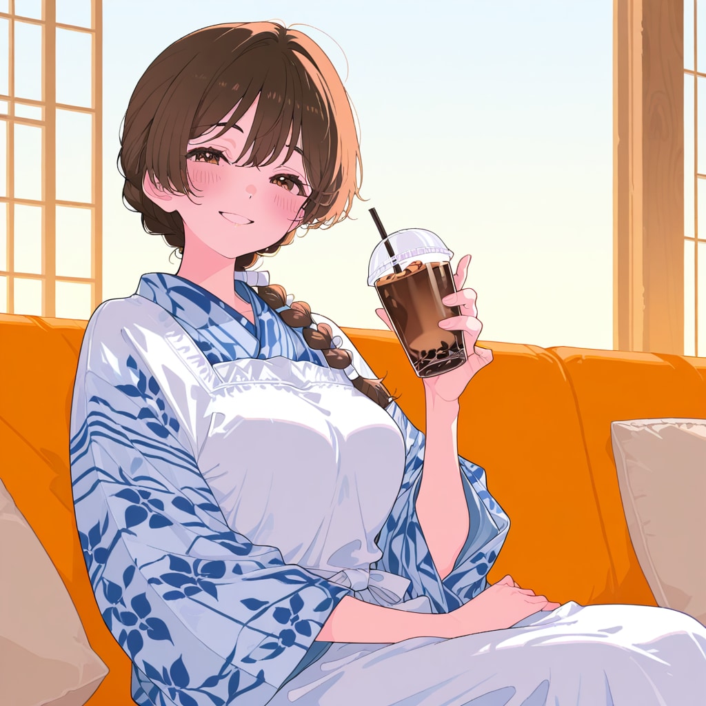 割烹着の妻　やっぱりこっちが落ち着く和
