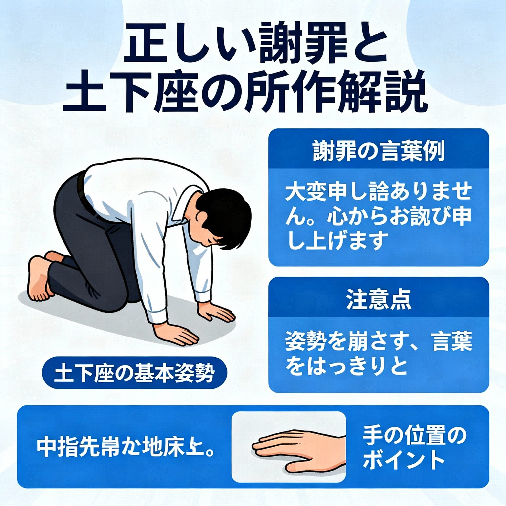 土下座