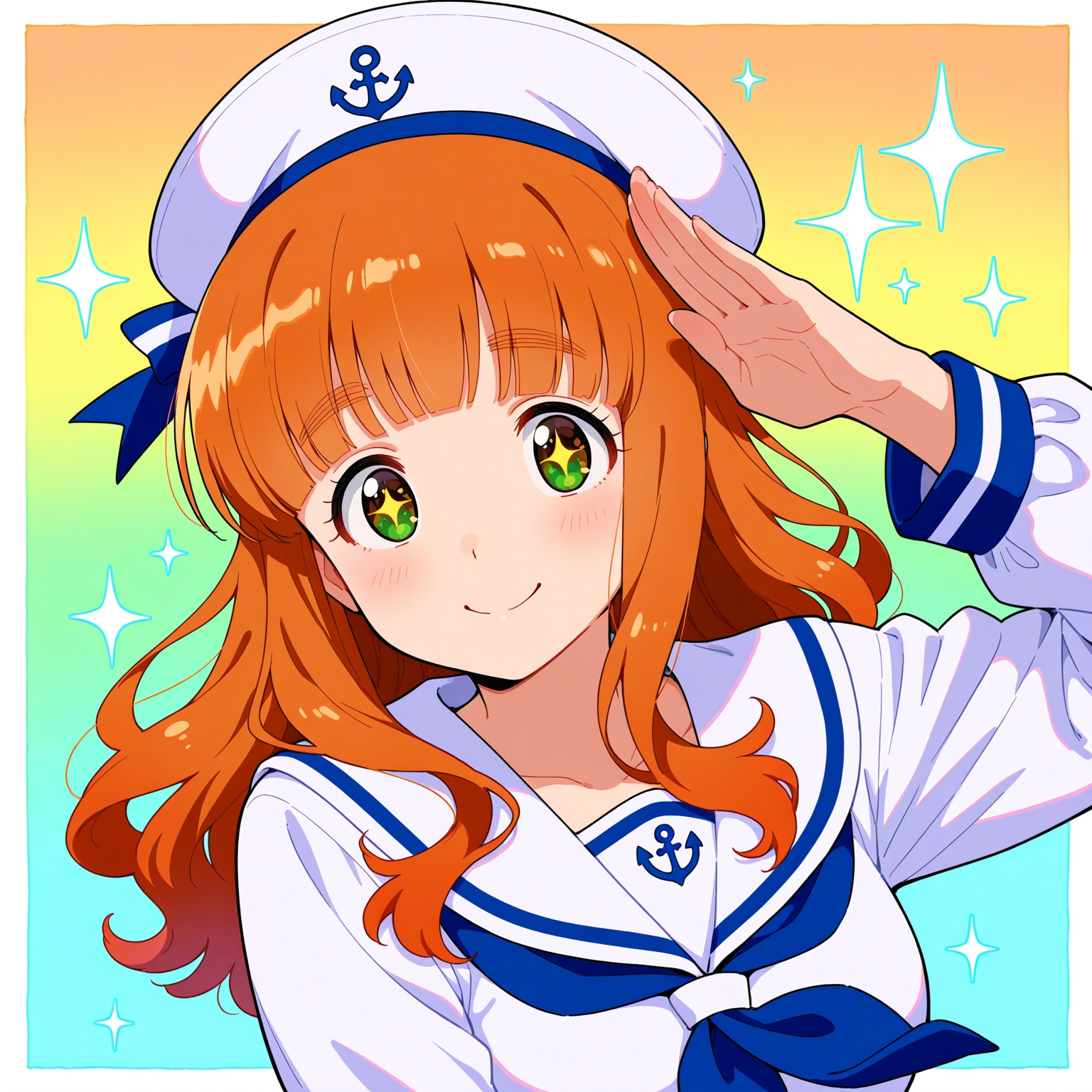 水兵と敬礼 | の人気AIイラスト・グラビア