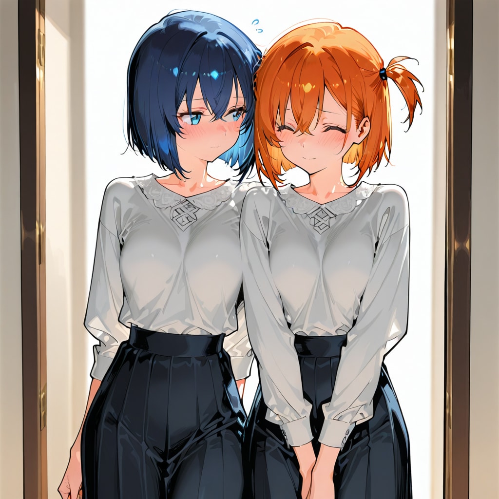 青髪ちゃんの初期案は全然違っていた | の人気AIイラスト・グラビア